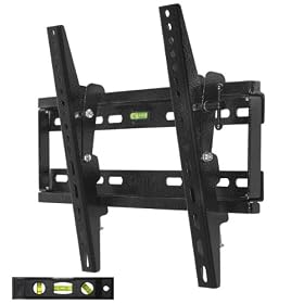 Click here to buy Cheetah Mounts Plasma LCD Flat Screen TV Tilt Wall Mount Bracket for 23-37 Television (Black).