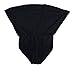 COCOSHIP Women's Solid Black Skirted Bikini Bottom Skirt Swimdress(FBA)