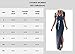 Meikeer Womens Chevron Sleeveless Maxi Boho Summer Long Dress, Blue+White, Large