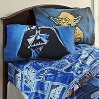 Star Wars Standard Pillowcase - Yoda & Darth Vader - 20in x 30in