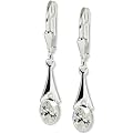 SilberDream Ohrringe Stein wei� 925 Sterling Silber Ohrstecker SDO514W