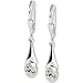 SilberDream Ohrringe Stein wei� 925 Sterling Silber Ohrstecker SDO514W