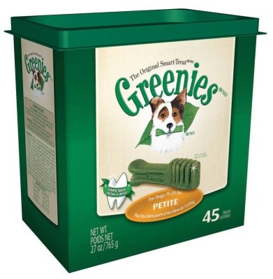 pets smart grooming:Greenies Dental Chews Petite Size Smart Treat for Dogs Weighing 15-25 lbs -- 27 oz
