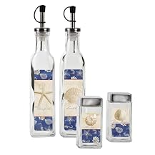 White Sand Blue Sea Oil Bottles and Salt & Pepper Set
