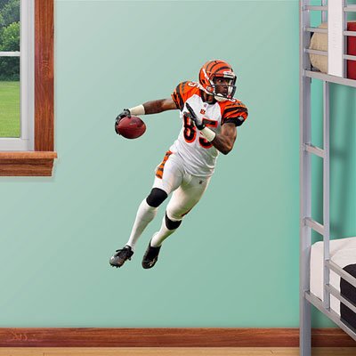Fathead NFL  Cincinnati Bengals Chad Ochocinco Junior Wall Graphic