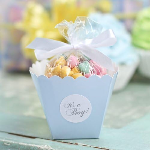 WILTON Favor Box Favor Kit - Blue "Its A Boy!" 15-Count