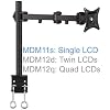 MDM11S Single LCD Monitor Desk Mount Bracket Tilt Swivel Arm Rotate Pull-Out