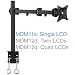 MDM11S Single LCD Monitor Desk Mount Bracket Tilt Swivel Arm Rotate Pull-Out