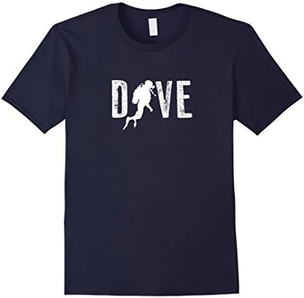 Men's DIVE T Shirt - Clever SCUBA DIVING SHIRT XL Navy