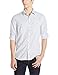 Kenneth Cole New York Men's Double Pocket Mini Check Shirt