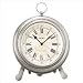 Seth Thomas TSI001340 Antique Silver Pocketwatch Style Wall and Table Clock