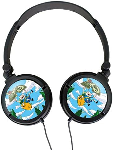 Adjustable Stereo Corded Binaural Headset Adventure Time Custom Headphone