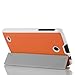 MoKo LG G Pad 7.0 Case - Ultra Slim Smart-shell Stand Case for LG G Pad V400 / V410 (LTE) / VK410 / UK410 / LK430 (G Pad F7.0) 7-Inch Android Tablet, ORANGE (With Smart Cover Auto Wake / Sleep)
