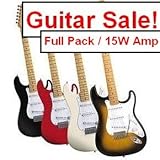 Premium Right or Left Handed Electric Guitar Package - 8 Colors To Choose From