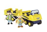 Bob the Builder Friction-Powered Splasher Vehicle with Trailer and Bob and Farmer Pickles Figures