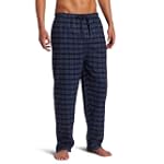 Intimo Men's Sleepwear Flannel Pant, Navy, X-Large
