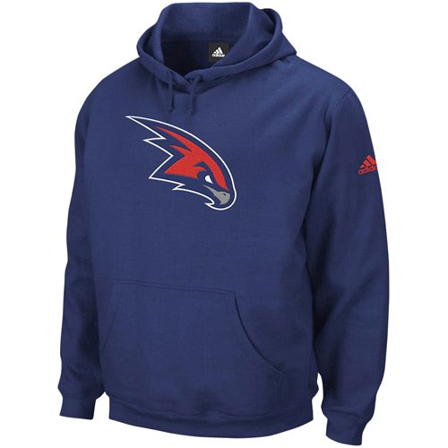 adidas Atlanta Hawks Navy Blue Playbook Pullover Hoody Sweashirt (X-Large)