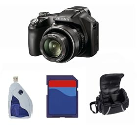 Sony Cyber-Shot DSC-HX100V 16.2 MP Exmor R CMOS Digital Still Camera w/ 8GB SD , High Speed Reader and