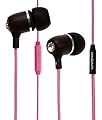 Symphonized NRG BLING Premium Genuine Wood In-ear Noise-isolating Headphones with Mic and Nylon Cable