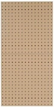 Wall Organizer, Scratch Resistant with Heavy Duty Tan Epoxy Coated Pegboards
