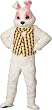 Easter Bunny Deluxe White Rabbit Adult Mascot Costume Size Standard