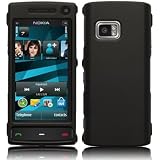 NOKIA X6 RUBBERISED HYBRID HARD CASE - BLACK PART OF THE QUBITS ACCESSORIES RANGE