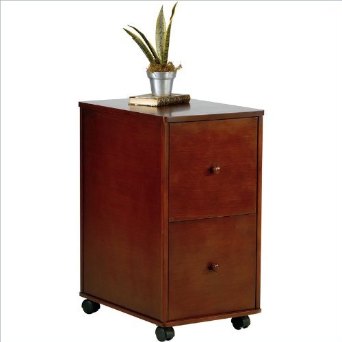 Office Star MA405 Madison File Cabinet, Walnut