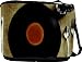 Rikki KnightTM Record LP Dinner Plate Messenger Bag - Book Bag - Unisex - Ideal Gift for all occassions!