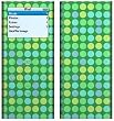 Green Dots Design Decal Skin Sticker for Apple iPod nano 2G (2nd Generation) 2GB/ 4GB/ 8GB Player