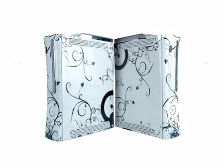 White Theme decal Sticker SKIN for Xbox360 Console X038