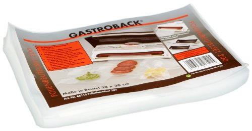 Gastroback 46115 Folienbeutelset 50 Stück - 20x30 cm f. Vakuumierer