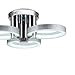 LightInTheBox Chandelier LED Modern Silver 3 Lights, Modern Home Ceiling Light Fixture Flush Mount, Pendant Light Chandeliers Lighting, Home Color=Silver;Light Source Color=White;Voltage=90-240V