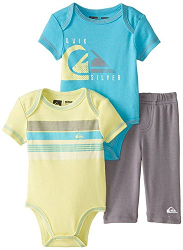 Quiksilver Baby-Boys Newborn Yellow and Blue Body with Pant