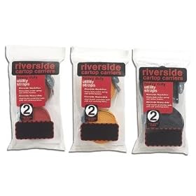 Riverside Cartop Carriers Cam Straps 15' Black 2pk