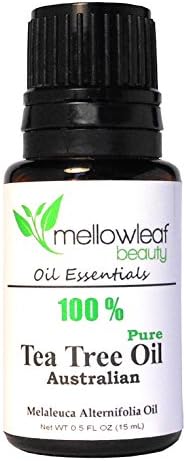 100% Pure Tea Tree Oil Australian Organic With Dropper, Blemish &amp; Acne Spot Treatment, Athletes Foot &amp; For Nail Fungus Relief, Broken Acne Healing, Treats Skin Tags, Lice Treatment, Essential Oil 30ml