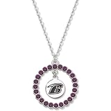 LogoArt Baltimore Ravens Crystal Necklace