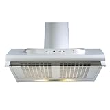 New World, 50cm Visor Cooker Hood White