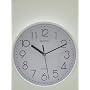 Quartz Silent Sweep White Case White Dial Wall Clo&hellip 