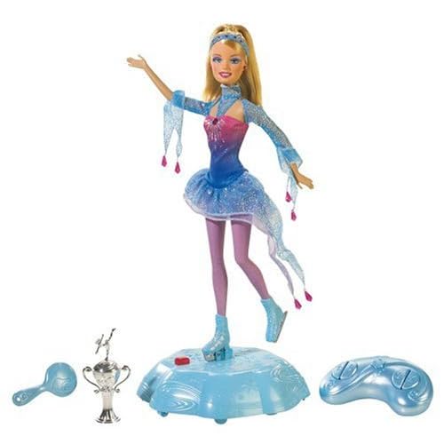 Barbie patinadora sobre hielo (control remoto) [Versión en inglés]