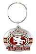San Francisco 49ers Pewter Oval Keychain