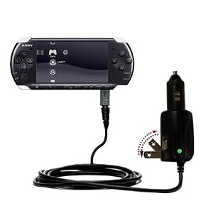Car and Home 2 in 1 Combo Charger for the Sony PSP-3001 Playstation Portable Slim - uses Gomadic... by Gomadic