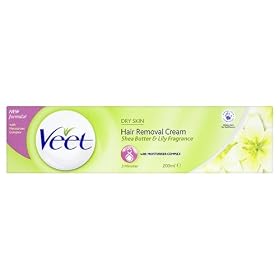 Veet Dry Skin Hair Removal Cream Shea Butter & Lily Fragrance 200ml