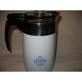 Vintage Corningware Coffee Pot by Corningware