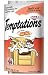 Whiskas Temptations Cat Treats Essential Indoor Salmon Flavor 4 Bags Tartar Control Treats