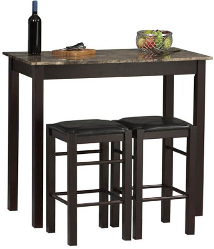 Three Piece Tavern Set With Stools 