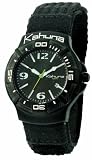 Kahuna K1C-1008G Mens Black Velcro Strap Watch