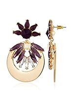 MAIOCCI Pendientes Dorado / Morado