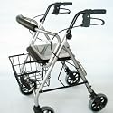 2 x Rollator, Aluminium, klappbar