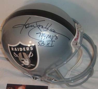 Ken Stabler Autographed/Hand Signed Oakland Raiders Full Size Authentic Proline Football Helmet with