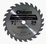 Black Decker/ Oldham 10040TP Industrial Carbide Tipped Circular Blade